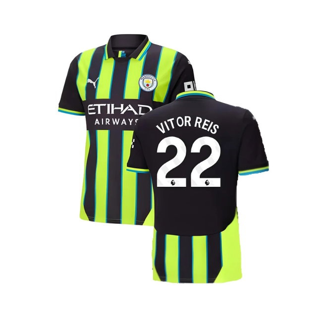 2024-2025 Man City Away Shirt (Vitor Reis 22) — Buy Now