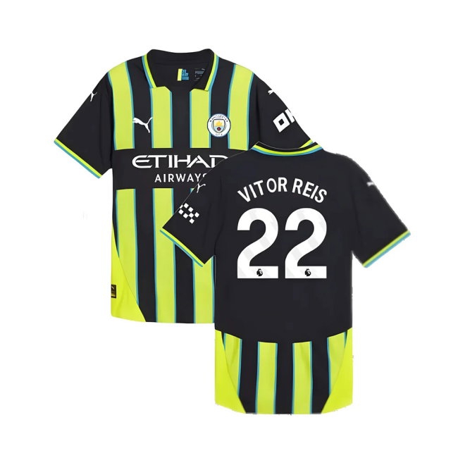 2024-2025 Man City Away Player Version Shirt (Vitor Reis 22) — Buy Now