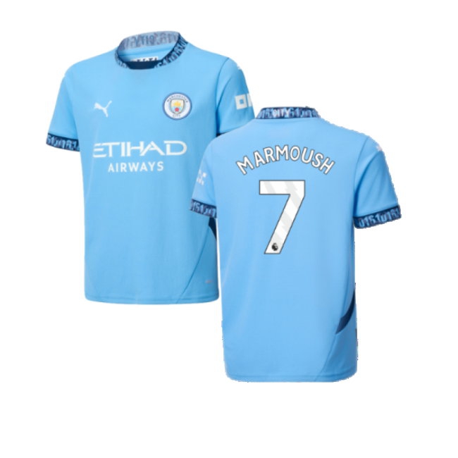 2024-2025 Man City Home Shirt (Kids) (Marmoush 7) — Shop Now