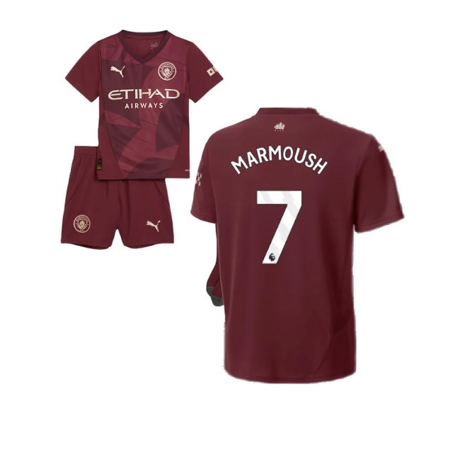 2024-2025 Man City Third Mini Kit (Marmoush 7) — Buy Online