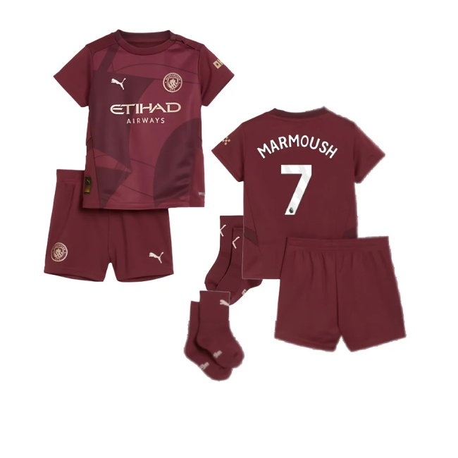 2024-2025 Man City Third Baby Kit (Marmoush 7) — Shop Online