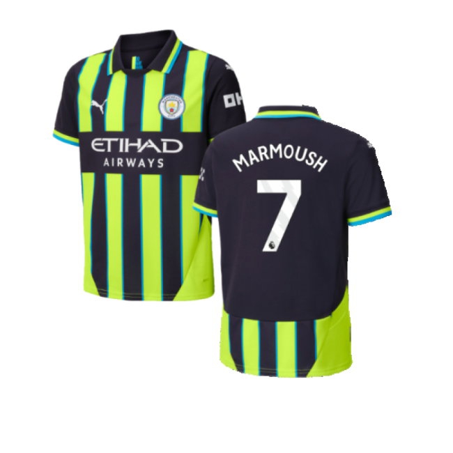 2024-2025 Man City Away Shirt (Kids) (Marmoush 7) — Buy Online