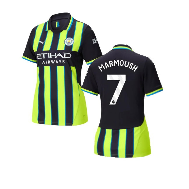 2024-2025 Man City Away Shirt (Womens) (Marmoush 7) — Buy Online