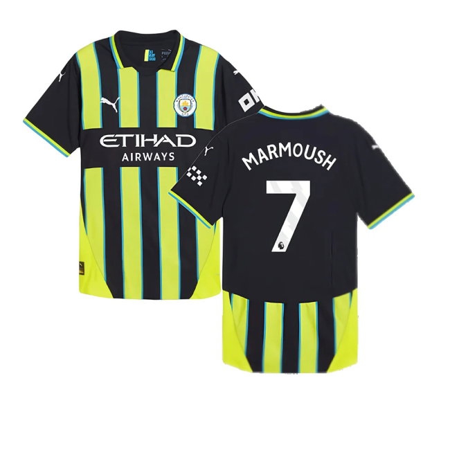 2024-2025 Man City Away Player Version Shirt (Marmoush 7) — Buy Online