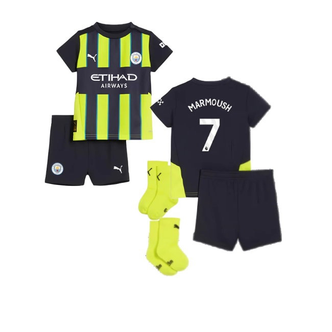2024-2025 Man City Away Baby Kit (Marmoush 7) — Shop Online