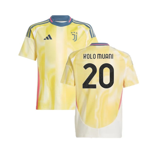 2024-2025 Juventus Away Shirt (Kids) (Kolo Muani 20) — Shop Online
