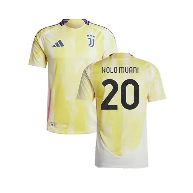 2024-2025 Juventus Player Version Away Shirt (Kolo Muani 20) — Buy Now