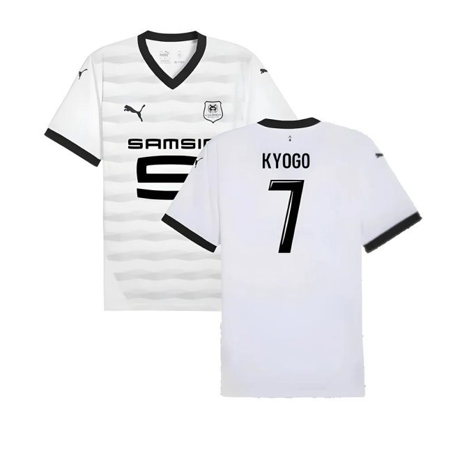 2024-2025 Stade Rennais Away Shirt (Kyogo 7) — Shop Now
