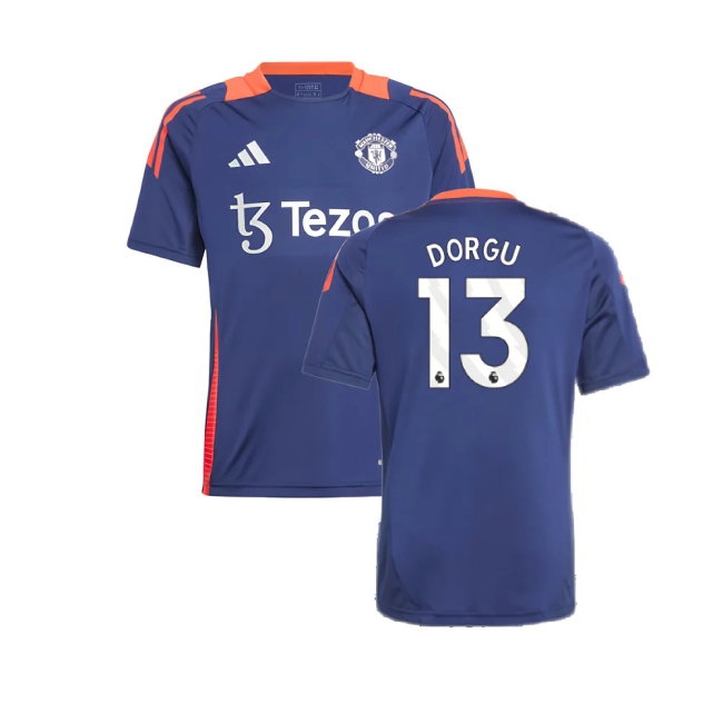 2024-2025 Man Utd Training Jersey (Night Indigo) - Kids (Dorgu 13) — Buy Now