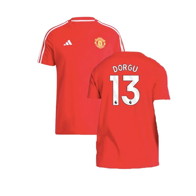 2024-2025 Man Utd DNA Tee (Red) (Dorgu 13) — Shop Online