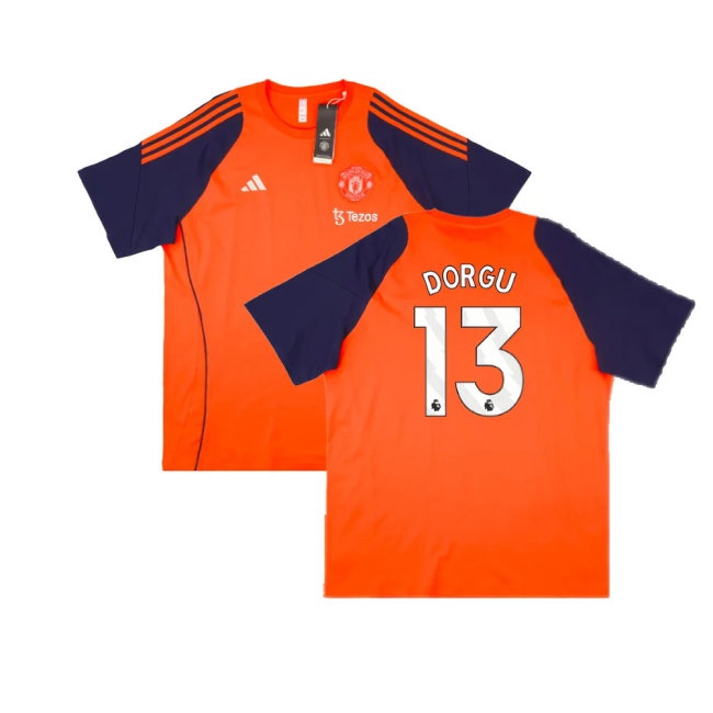 2024-2025 Man Utd Training Tee (Red) (Dorgu 13) — Shop Now