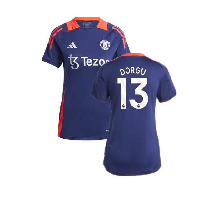2024-2025 Man Utd Training Jersey (Night Indigo) - Womens (Dorgu 13) — Shop Online