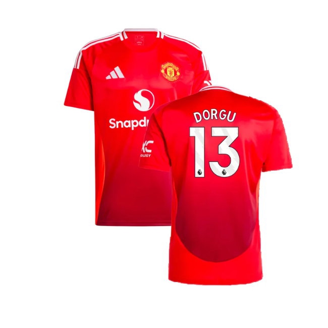 2024-2025 Man Utd Home Shirt (Dorgu 13) — Buy Now