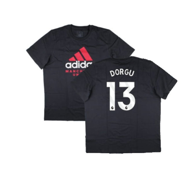 2024-2025 Man Utd Seasonal Graphic Tee (Night Grey) (Dorgu 13) — Buy Now