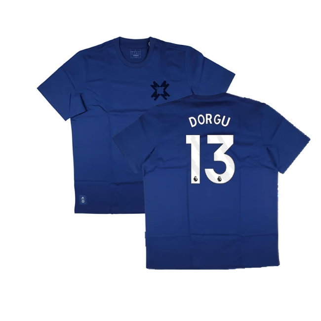 2024-2025 Man Utd Seasonal Tee (Victory Blue) (Dorgu 13) — Buy Online