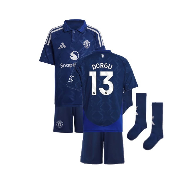 2024-2025 Man Utd Away Mini Kit (Dorgu 13) — Shop Now
