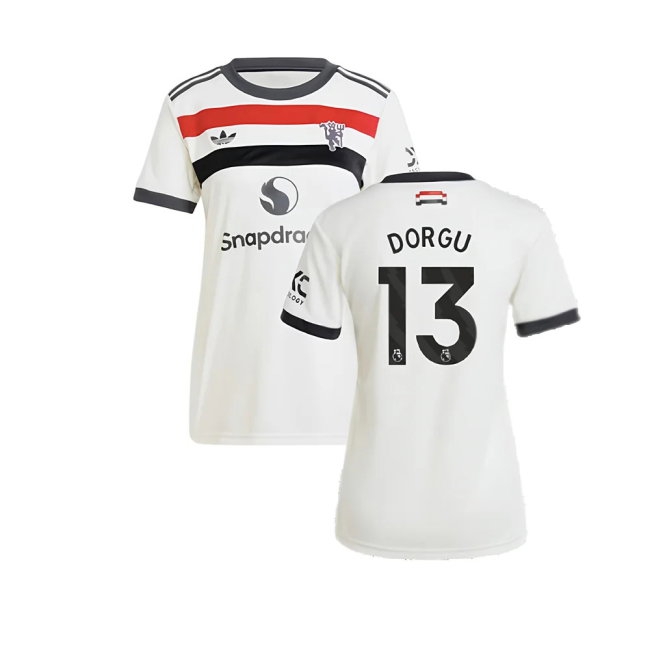 2024-2025 Man Utd Third Shirt (Womens) (Dorgu 13) — Buy Now