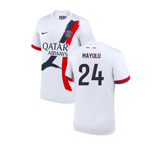 2024-2025 PSG Away Player Version Dri-ADV Shirt (Mayulu 24) — Buy Online