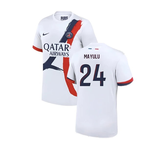 2024-2025 PSG Away Shirt (Mayulu 24) — Buy Online