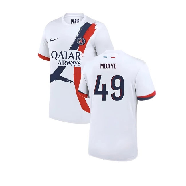 2024-2025 PSG Away Shirt (Mbaye 49) — Buy Online