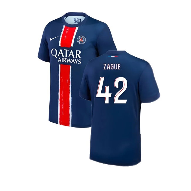 2024-2025 PSG Paris Saint Germain Home Shirt (Kids) (Zague 42) — Buy Online