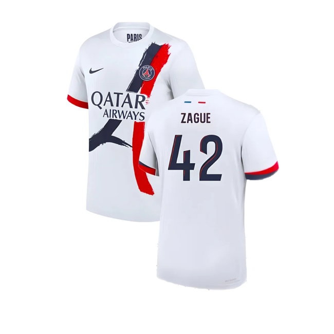 2024-2025 PSG Away Player Version Dri-ADV Shirt (Zague 42) — Buy Online
