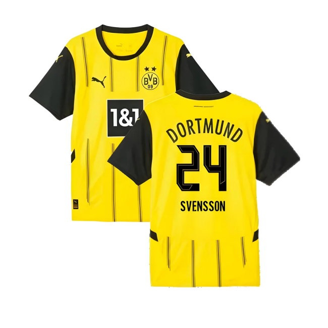 2024-2025 Borussia Dortmund Home Shirt (Svensson 24) — Buy Now