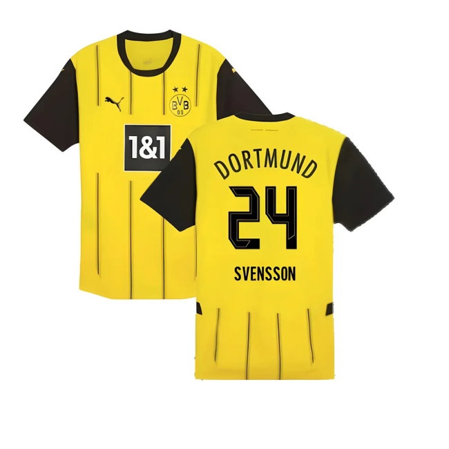 2024-2025 Borussia Dortmund Player Version Home Shirt (Svensson 24) — Shop Now