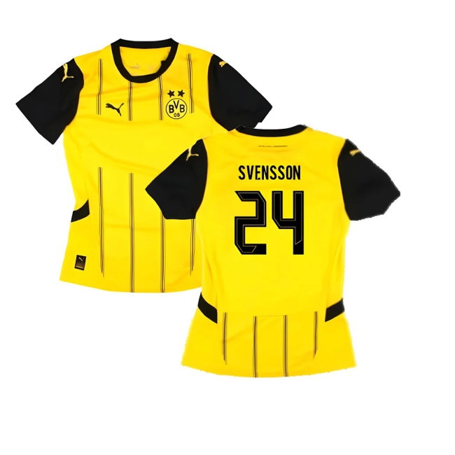 2024-2025 Borussia Dortmund Home Shirt (Ladies) (Svensson 24) — Shop Now