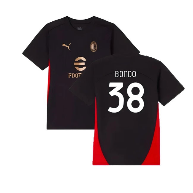 2024-2025 AC Milan Training Shirt (Black) - Kids (Bondo 38) — Buy Online