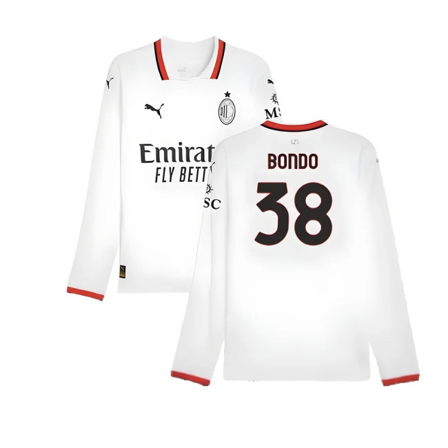 2024-2025 AC Milan Away Long Sleeve Shirt (Bondo 38) — Buy Now