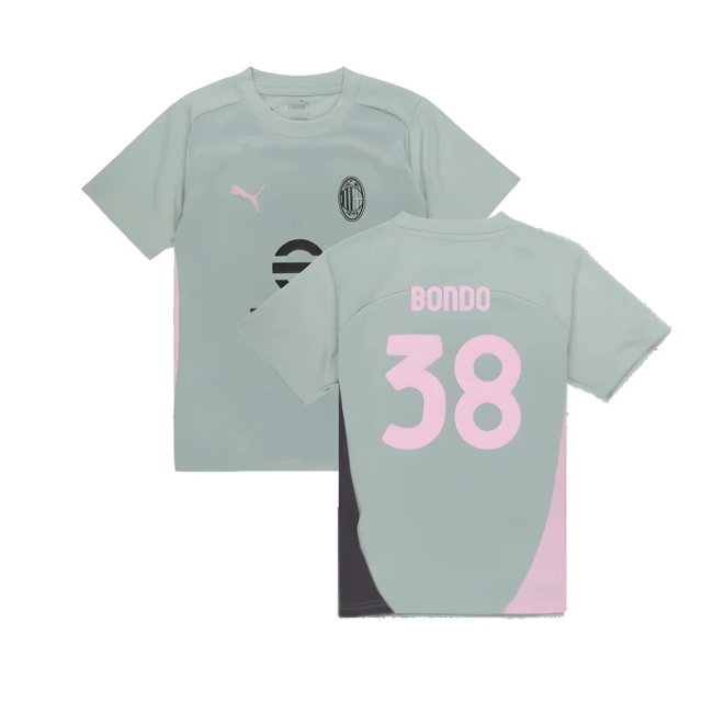 2024-2025 AC Milan Training Shirt (Green Fog) - Kids (Bondo 38) — Buy Online