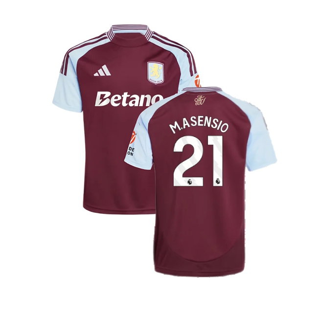 2024-2025 Aston Villa Home Shirt (M.Asensio 21) — Buy Now