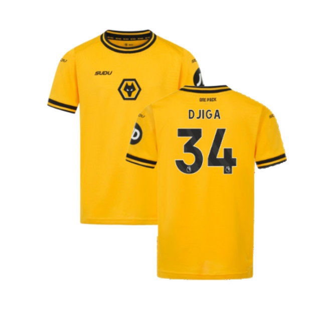 2024-2025 Wolves Home Shirt (Kids) (Djiga 34) — Shop Now