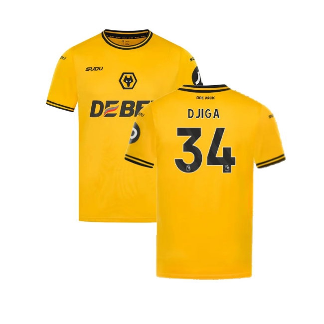 2024-2025 Wolves Home Shirt (Djiga 34) — Buy Now