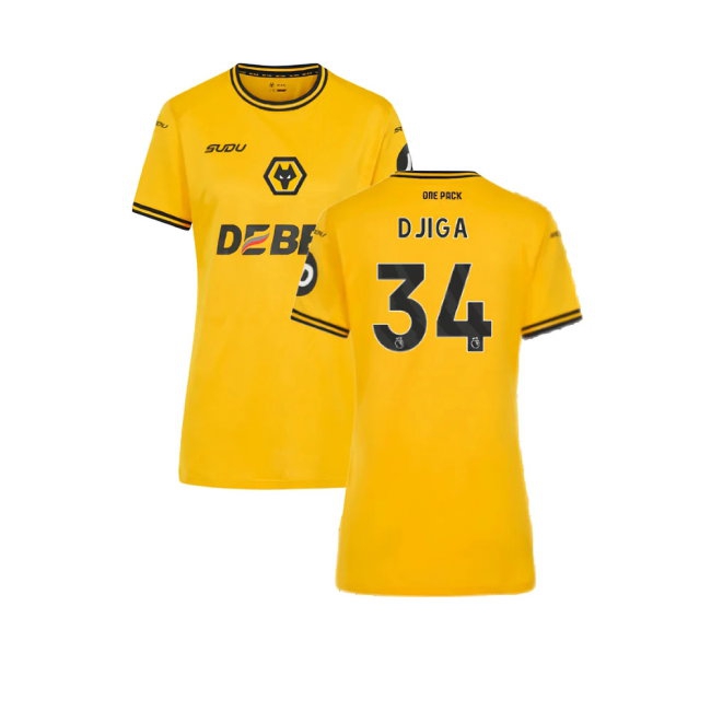 2024-2025 Wolves Home Shirt (Womens) (Djiga 34) — Buy Online