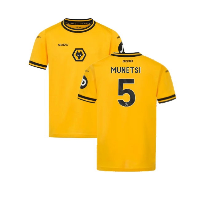2024-2025 Wolves Home Shirt (Kids) (Munetsi 5) — Buy Now