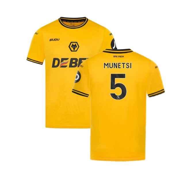 2024-2025 Wolves Home Shirt (Munetsi 5) — Shop Online