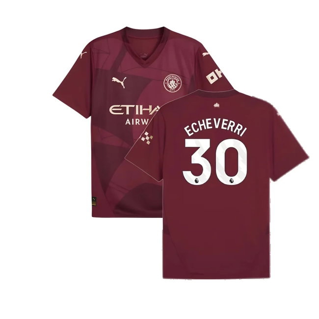 2024-2025 Man City Third Shirt (Echeverri 30) — Buy Online