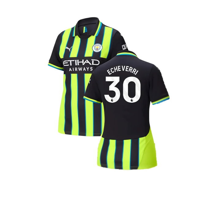 2024-2025 Man City Away Shirt (Womens) (Echeverri 30) — Buy Online
