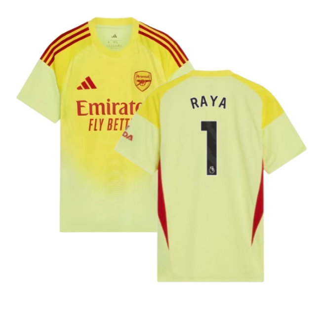 2025-2026 Arsenal Home Goalkeeper Shirt (Yellow) (Raya 1) — Buy Online