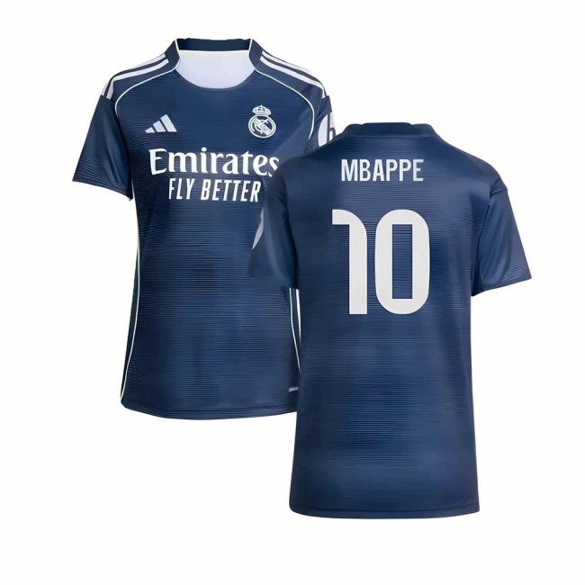 2025-2026 Real Madrid Player Version Away Shirt (Womens) (Mbappe 10) — Buy Online