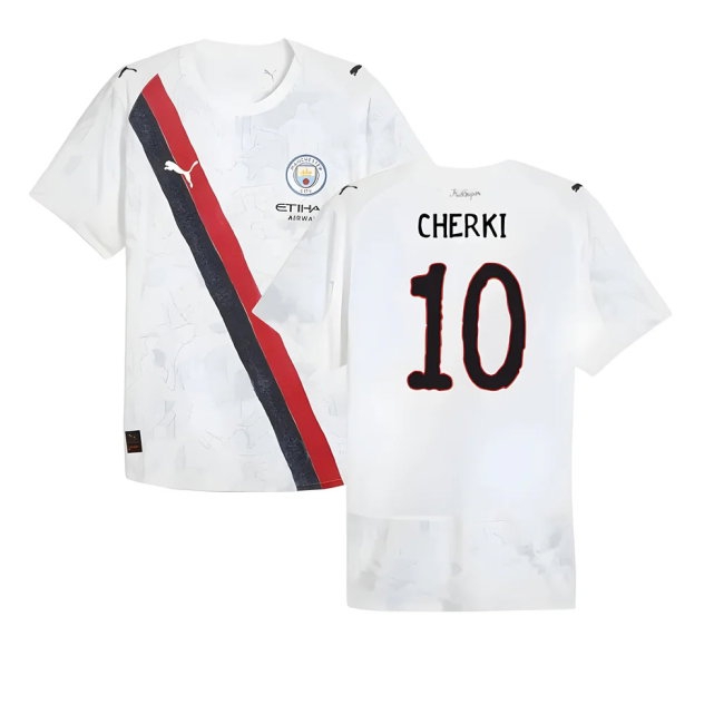 2025-2026 KIDSUPER x Manchester City CWC Player Version Shirt (White) (Cherki 10) — Buy Online