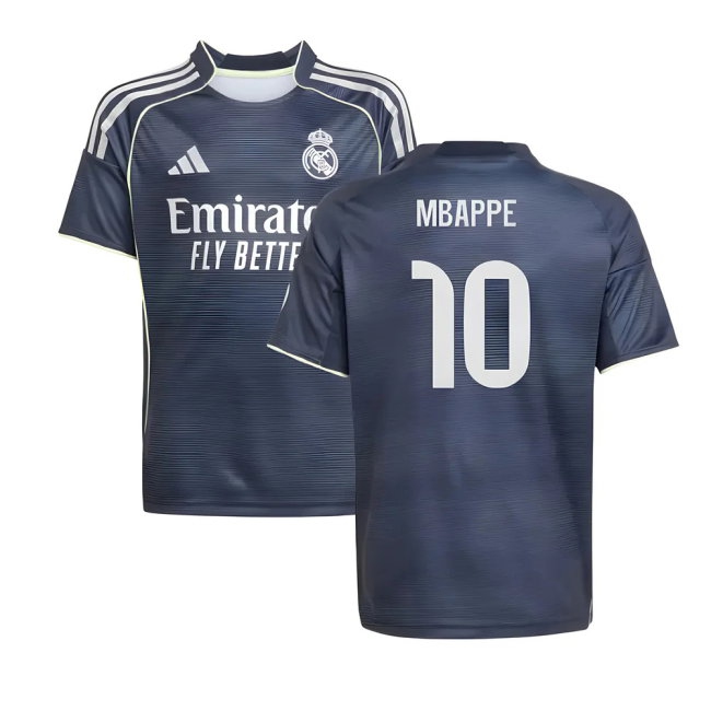 2025-2026 Real Madrid Away Shirt (Kids) (Mbappe 10) — Shop Online
