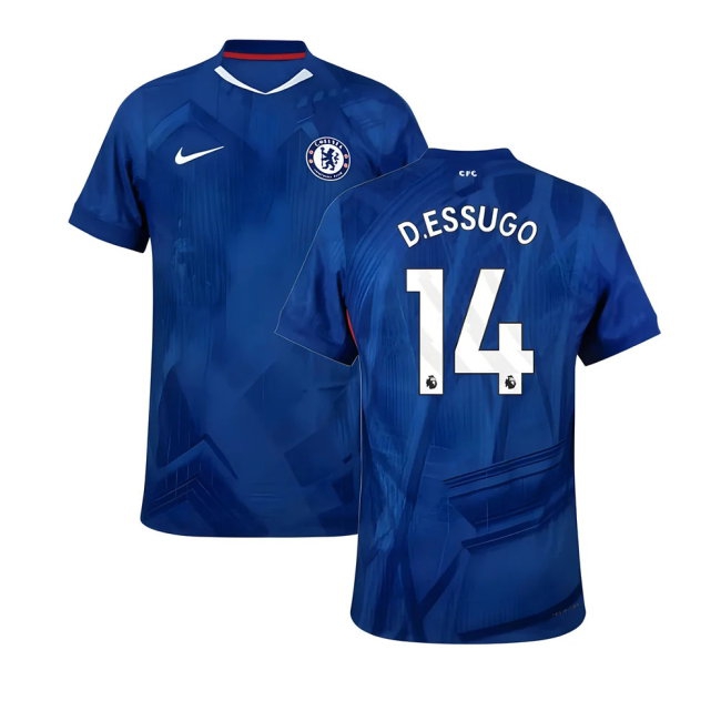 2025-2026 Chelsea Home Player Version Shirt (D.Essugo 14) — Shop Online