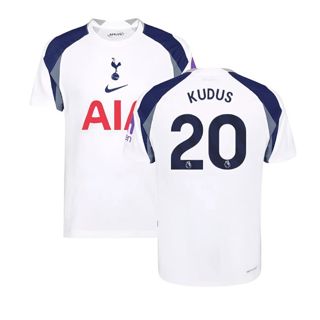 2025-2026 Tottenham Hotspur Player Version Home Shirt (Kudus 20) — Shop Online