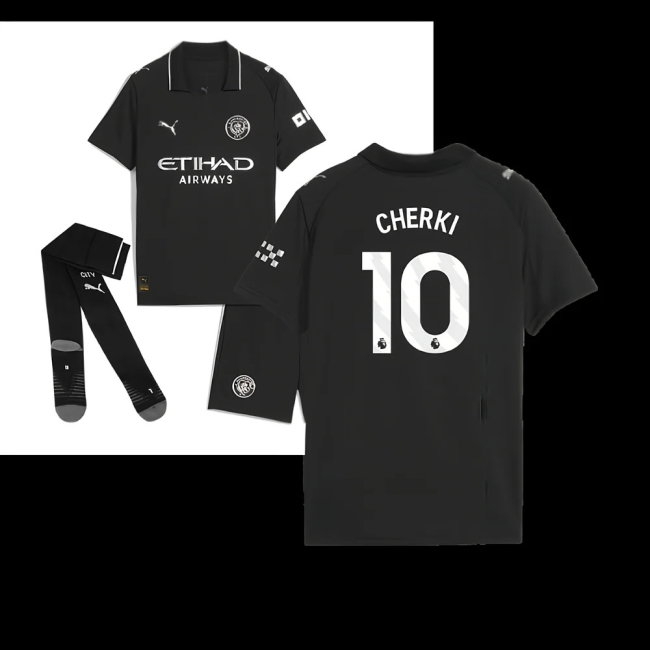 2025-2026 Man City Away Mini Kit (Cherki 10) — Shop Online