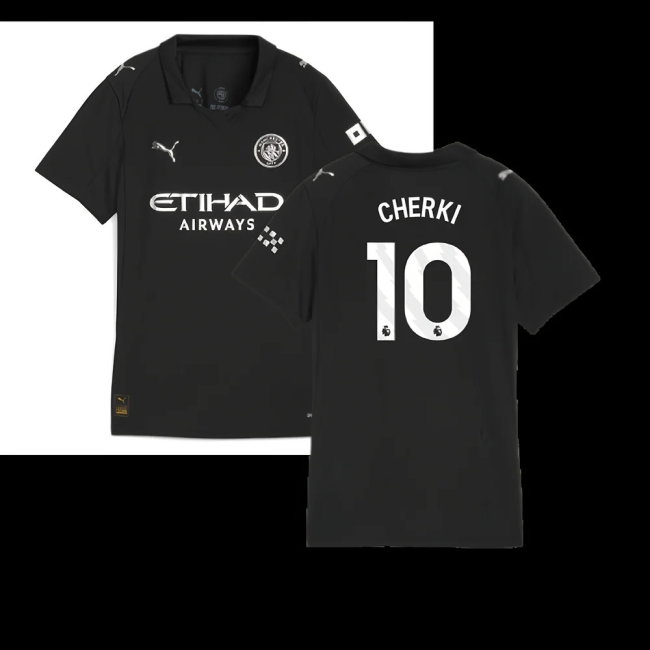 2025-2026 Man City Away Shirt (Womens) (Cherki 10) — Buy Now