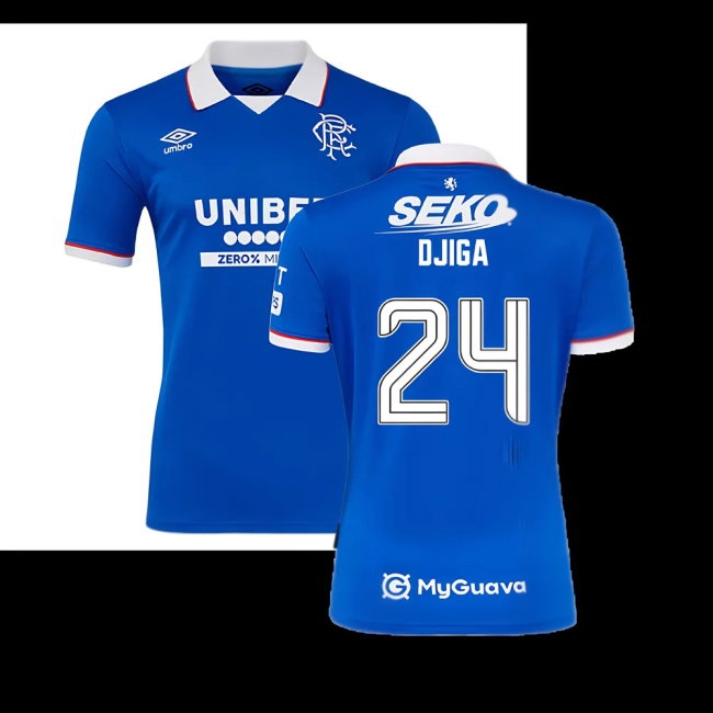 2025-2026 Rangers Home Shirt (Djiga 24) — Shop Online