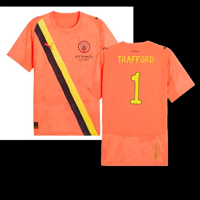 2025-2026 KIDSUPER x Manchester City CWC Shirt (Neon Sun) (Trafford 1) — Shop Now